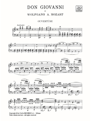 Don Giovanni. Edition Reliée - MOZART - Partition - Opéras